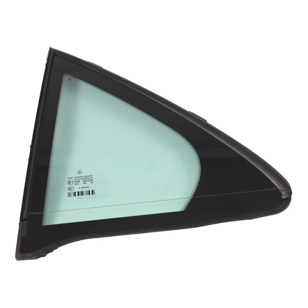  Quarter Side Window Mercedes W212 Rear Left N/S Side Glazing Green Glass AS2 - SKU A2127300155 - Part number A2127300155