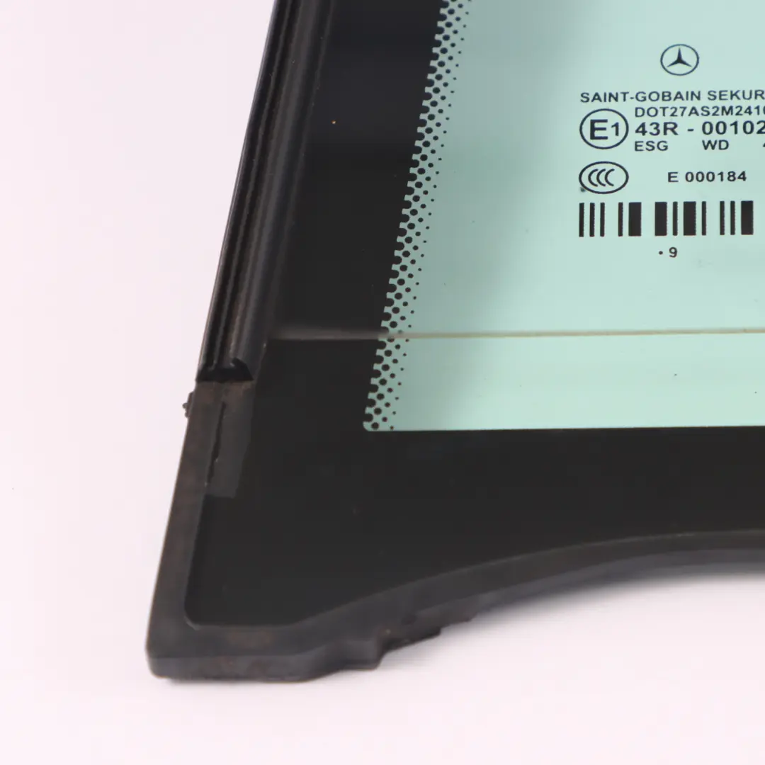  Quarter Side Window Mercedes W212 Rear Left N/S Side Glazing Green Glass AS2 - SKU A2127300155 - Part number A2127300155