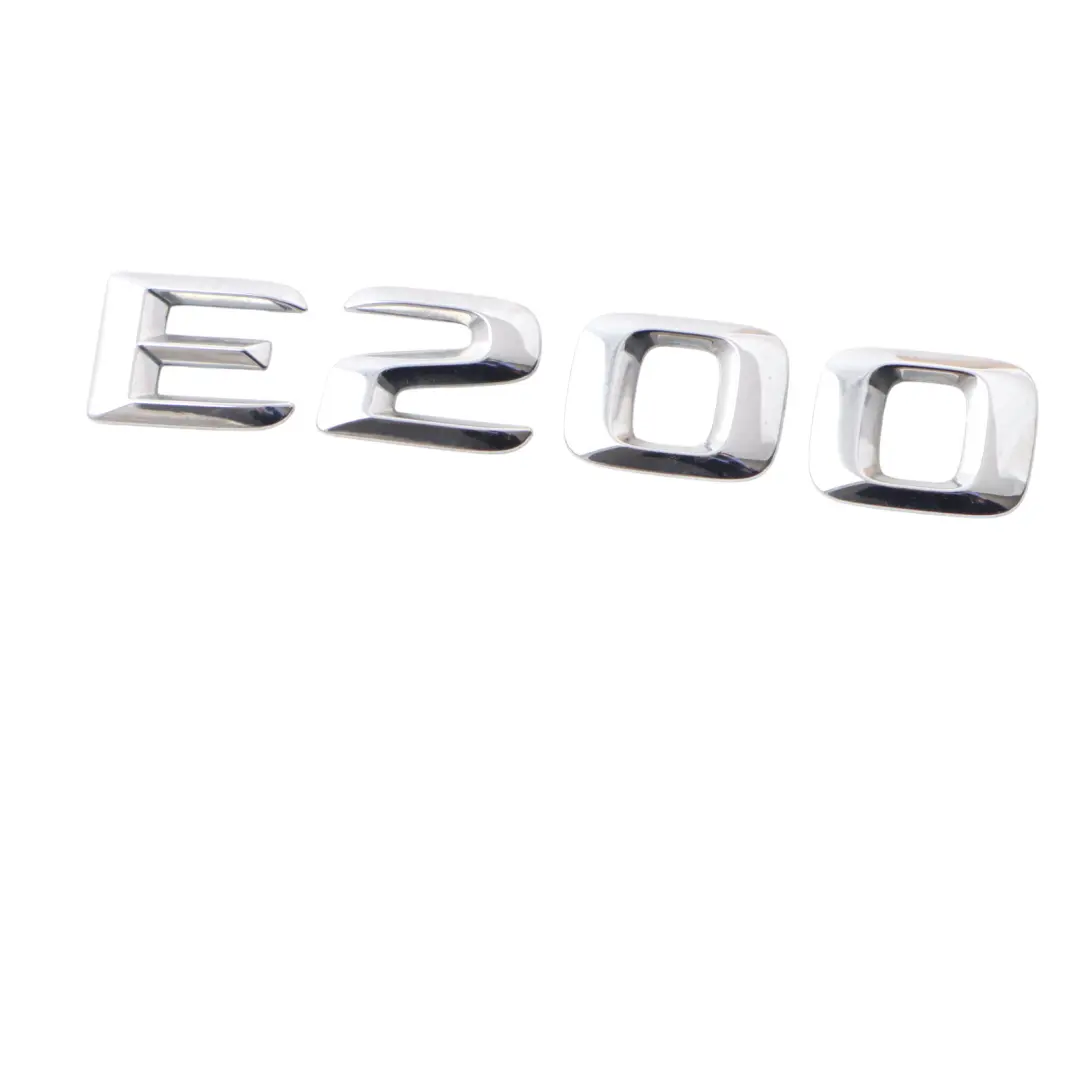 Bootlid Emblem Mercedes C207 W212 Model Badge Lettering E200 to with Part number A2128176115 Bootlid Emblem Mercedes C207 W212 Model Badge Lettering E200 - SKU A2128176115 - Part number A2128176115