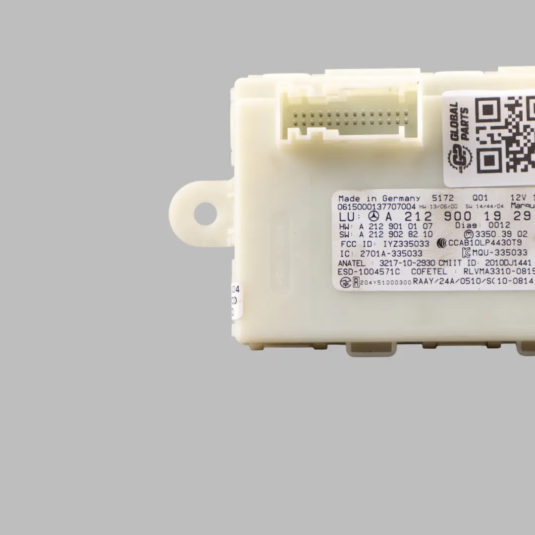 Schlüsselloses Steuermodul ECU für Mercedes W176 mit Teilenummer A2129001929 Mercedes W176 Schlüsselloses Steuermodul ECU - SKU A2129001929 - Teilenummer A2129001929