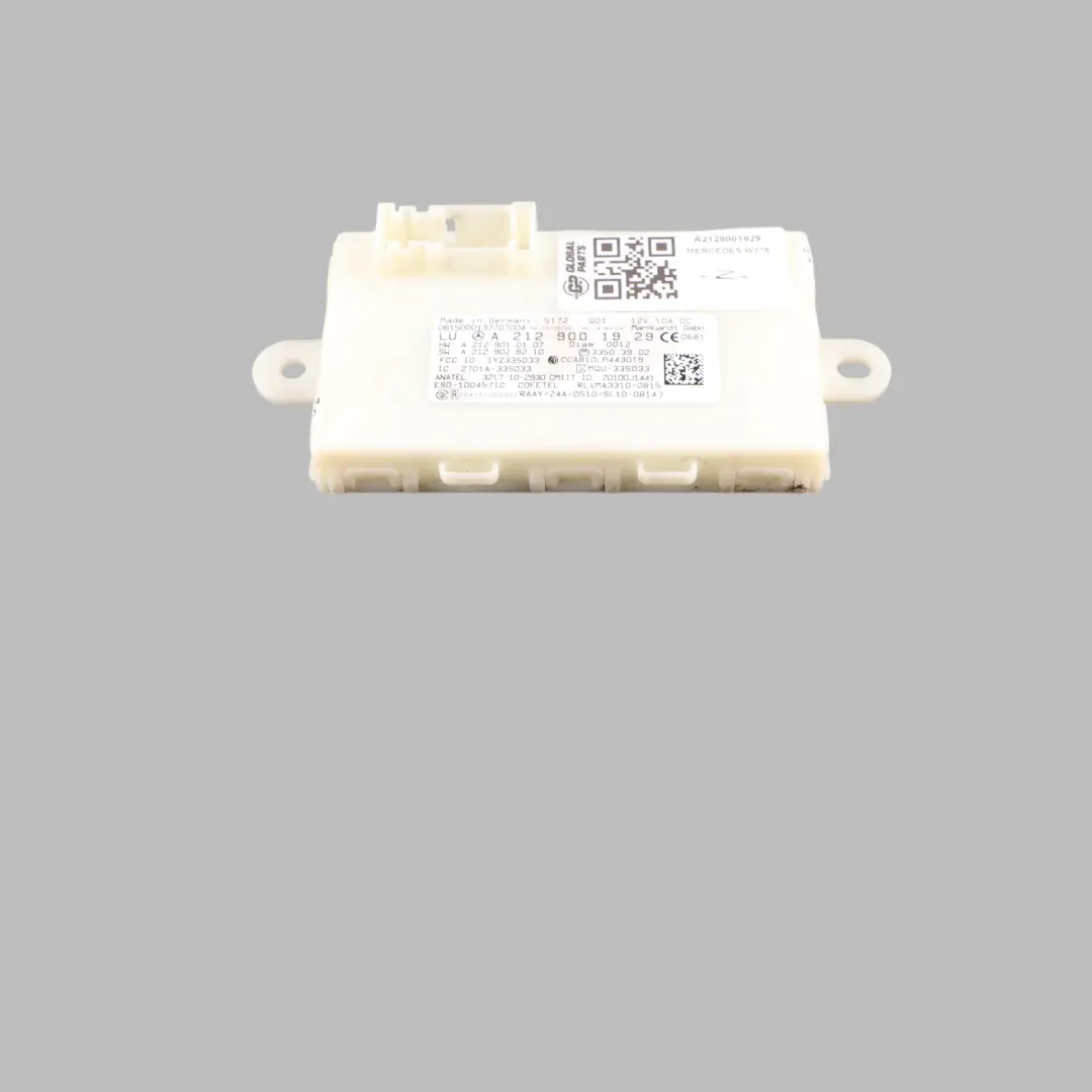 Schlüsselloses Steuermodul ECU für Mercedes W176 mit Teilenummer A2129001929 Mercedes W176 Schlüsselloses Steuermodul ECU - SKU A2129001929 - Teilenummer A2129001929
