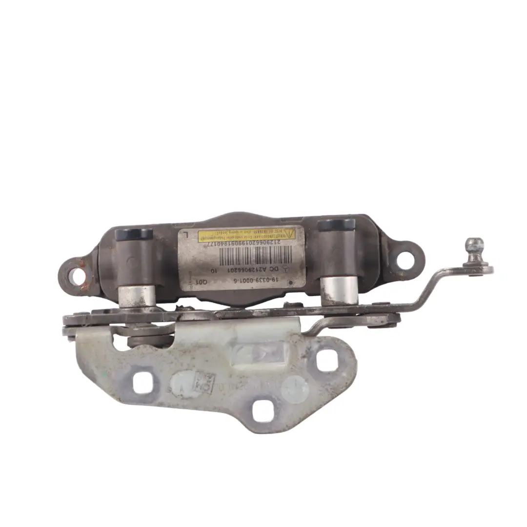  Charnière de capot Mercedes W204 W212 gauche Protection piétons Gris Indium 963 - SKU A2129066201-ING - Numéro de pièce A2129066201