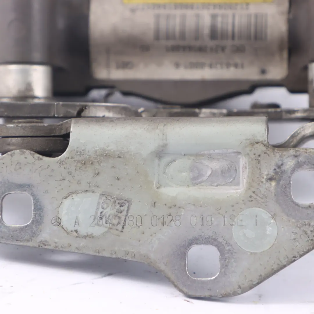  Bonnet Hinge Mercedes W204 W212 Left N/S Pedestrian Protection Indium Grey - 963 - SKU A2129066201-ING - Part number A2129066201