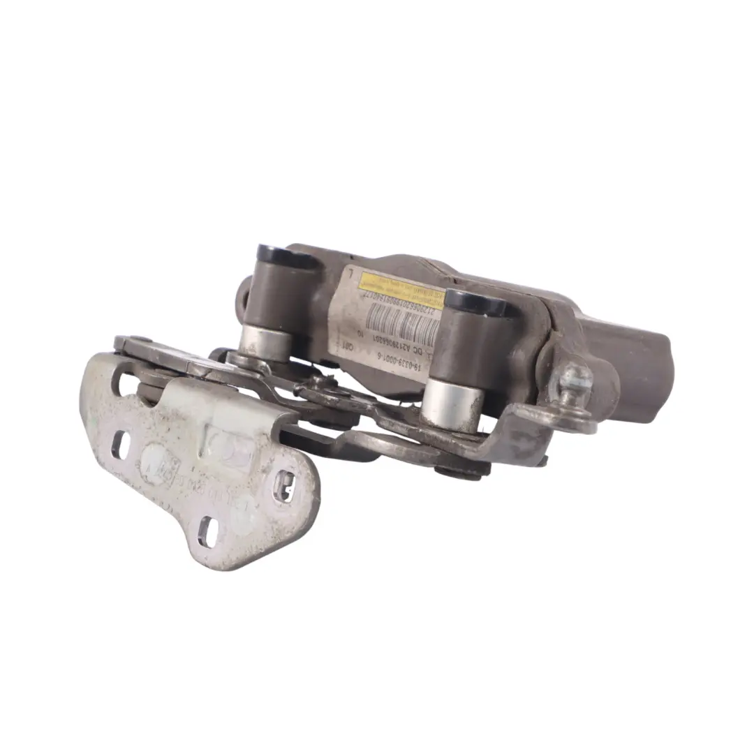  Motorhaubenscharnier Mercedes W204 W212 Links Fußgängerschutz Indium Grau - 963 - SKU A2129066201-ING - Teilenummer A2129066201