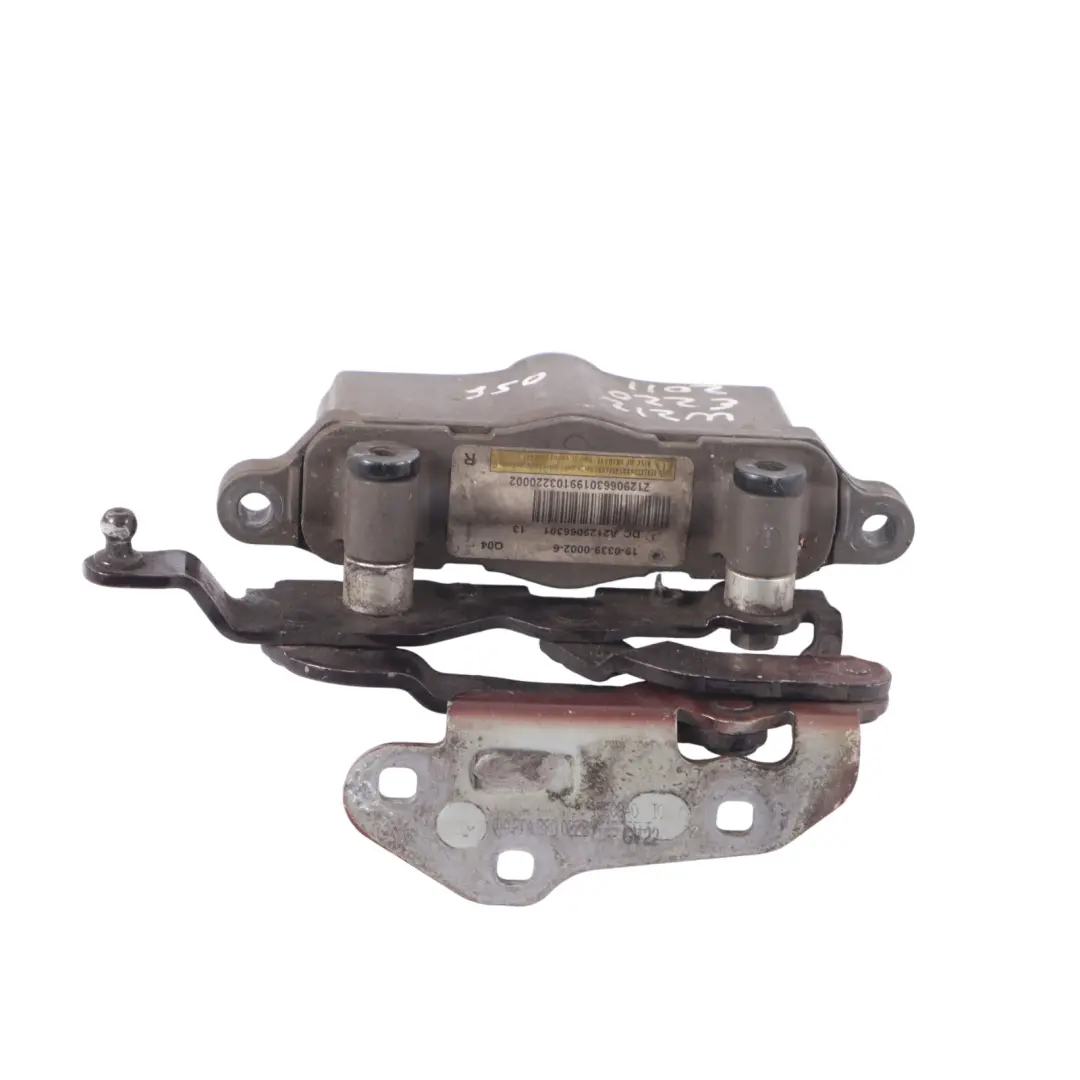  Cerniera cofano Mercedes W204 W212 Destra Protezione pedoni Grigio Indio - 963 - SKU A2129066301-ING - Numero di parte A2129066301