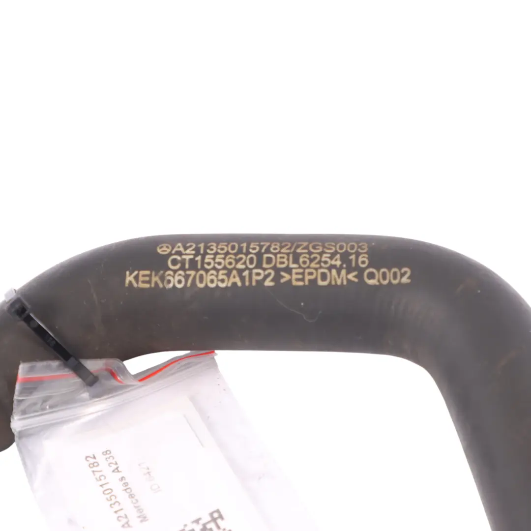 Water Coolant Pipe Hose Line Tube to Mercedes A238 M276 Petrol with Part number A2135015782 Mercedes A238 M276 Petrol Water Coolant Pipe Hose Line Tube - SKU A2135015782 - Part number A2135015782