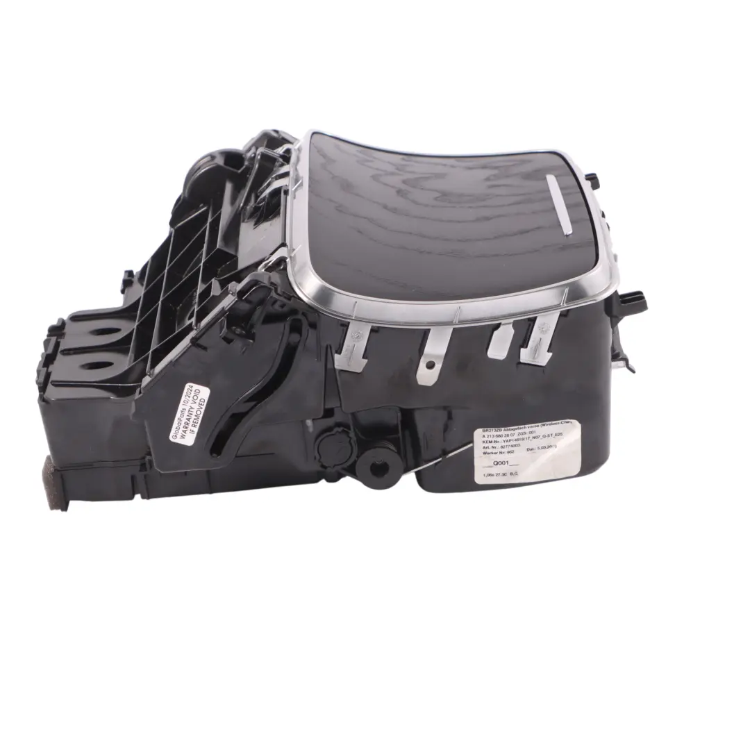 Mercedes W213 Console centrale Cendrier Compartiment de rangement A2136806500 - SKU A2136802807-2 - Numéro de pièce A2136802807