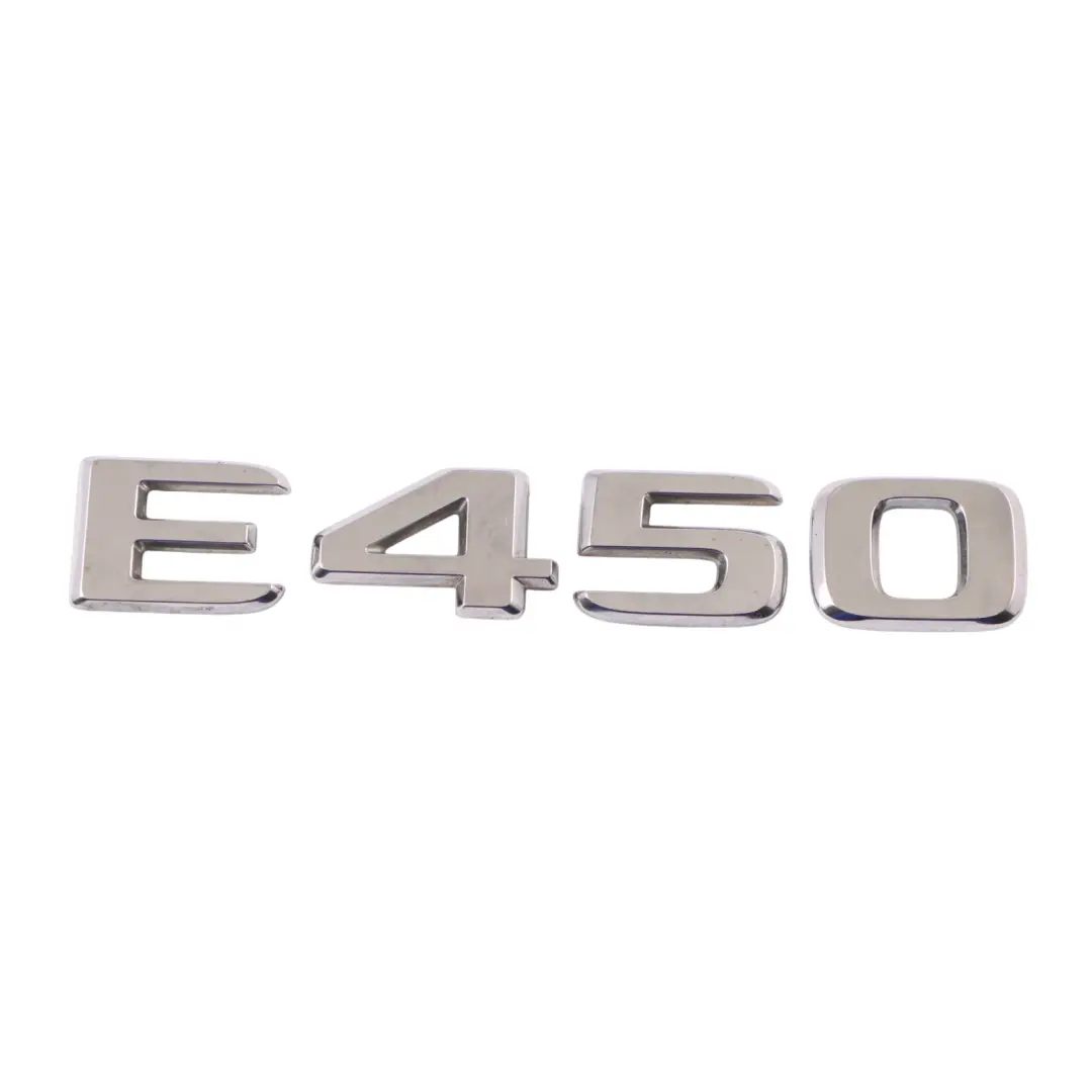 Trunk Tailgate Adhered Emblem Lettering E450 to Mercedes A238 Rear with Part number A2138178200 Mercedes A238 Rear Trunk Tailgate Adhered Emblem Lettering E450 - SKU A2138178200 - Part number A2138178200