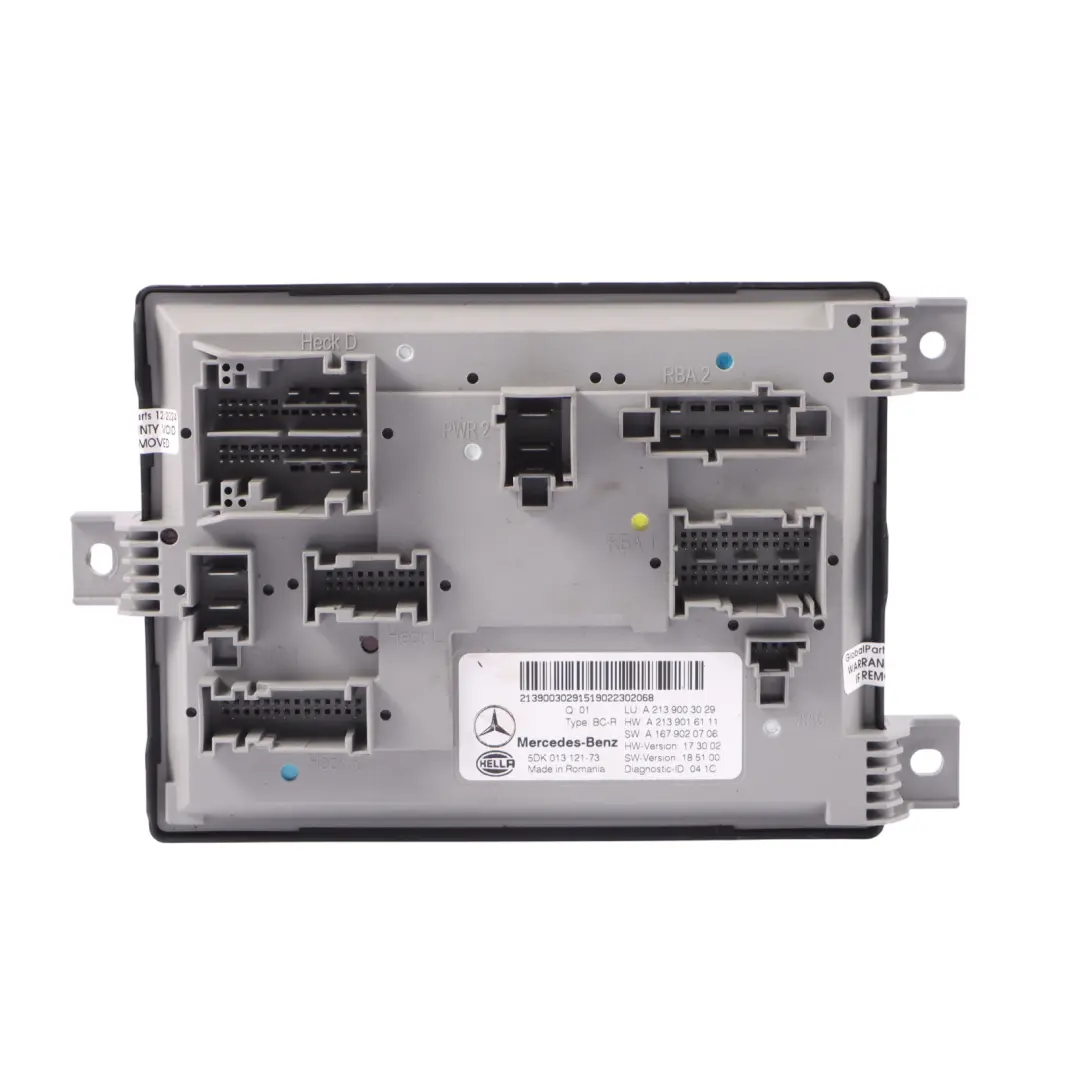 Mercedes A238 Caja de fusibles Unidad control SAM Módulo Relé - SKU A2139003029 - Número de pieza A2139003029