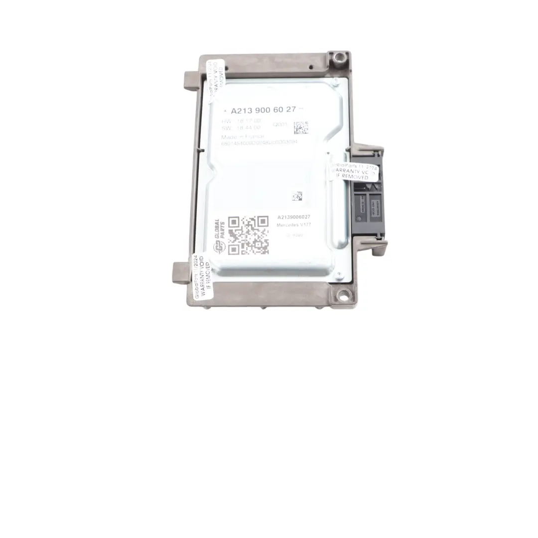 Driving Assistance Distronic Module Control Unit ECU to Mercedes V177 with Part number A2139006027 Mercedes V177 Driving Assistance Distronic Module Control Unit ECU - SKU A2139006027 - Part number A2139006027