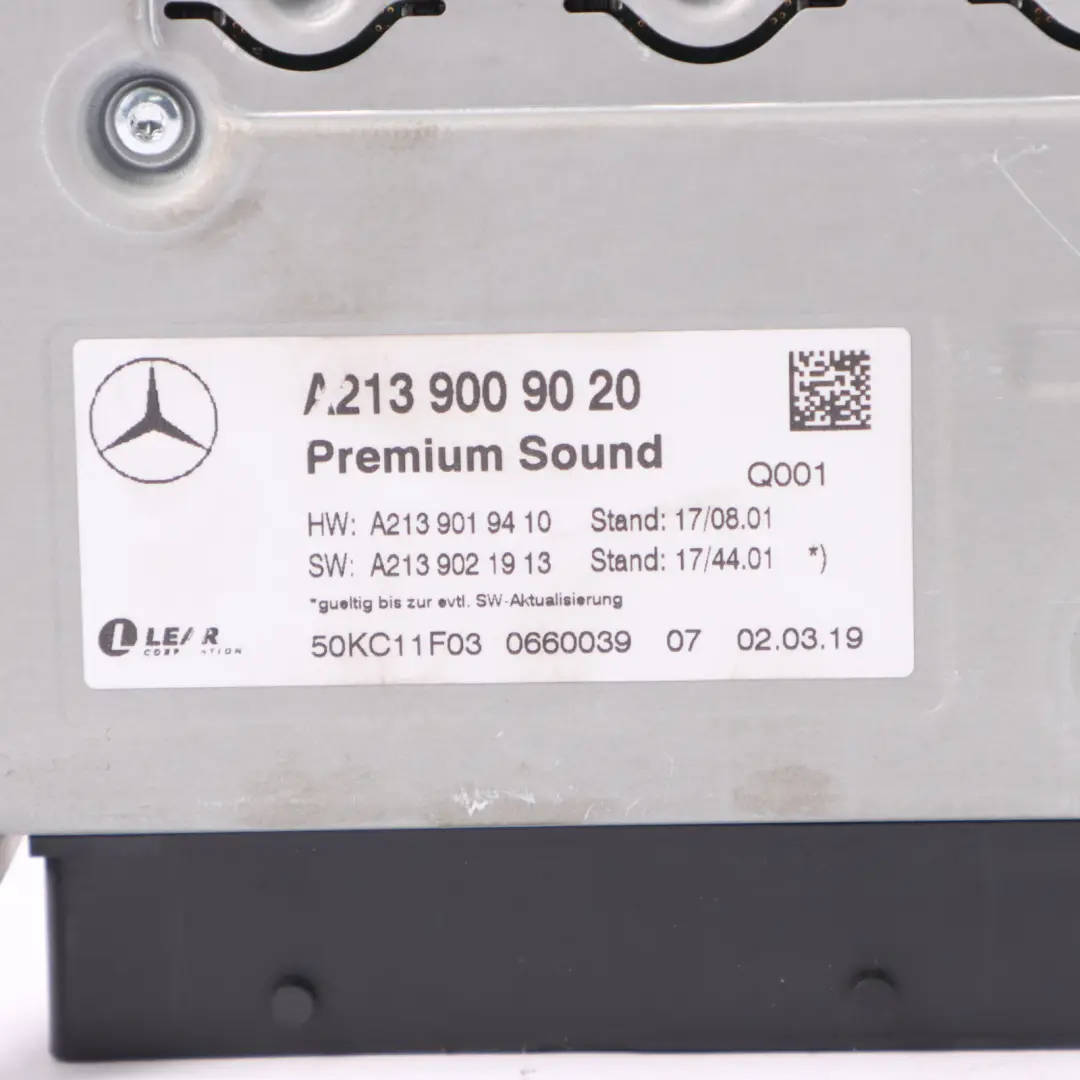 Mercedes A238 Modulo unità controllo Amplificatore Premium Sound - SKU A2139009020 - Numero di parte A2139009020