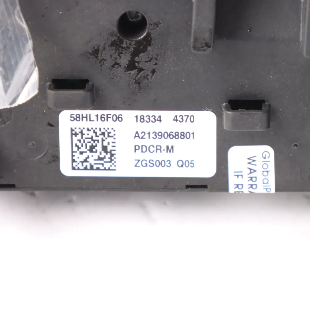 Mercedes W205 W213 Fuse Box Rear SAM Module Electrical Unit - SKU A2139068801-1 - Part number A2139068801