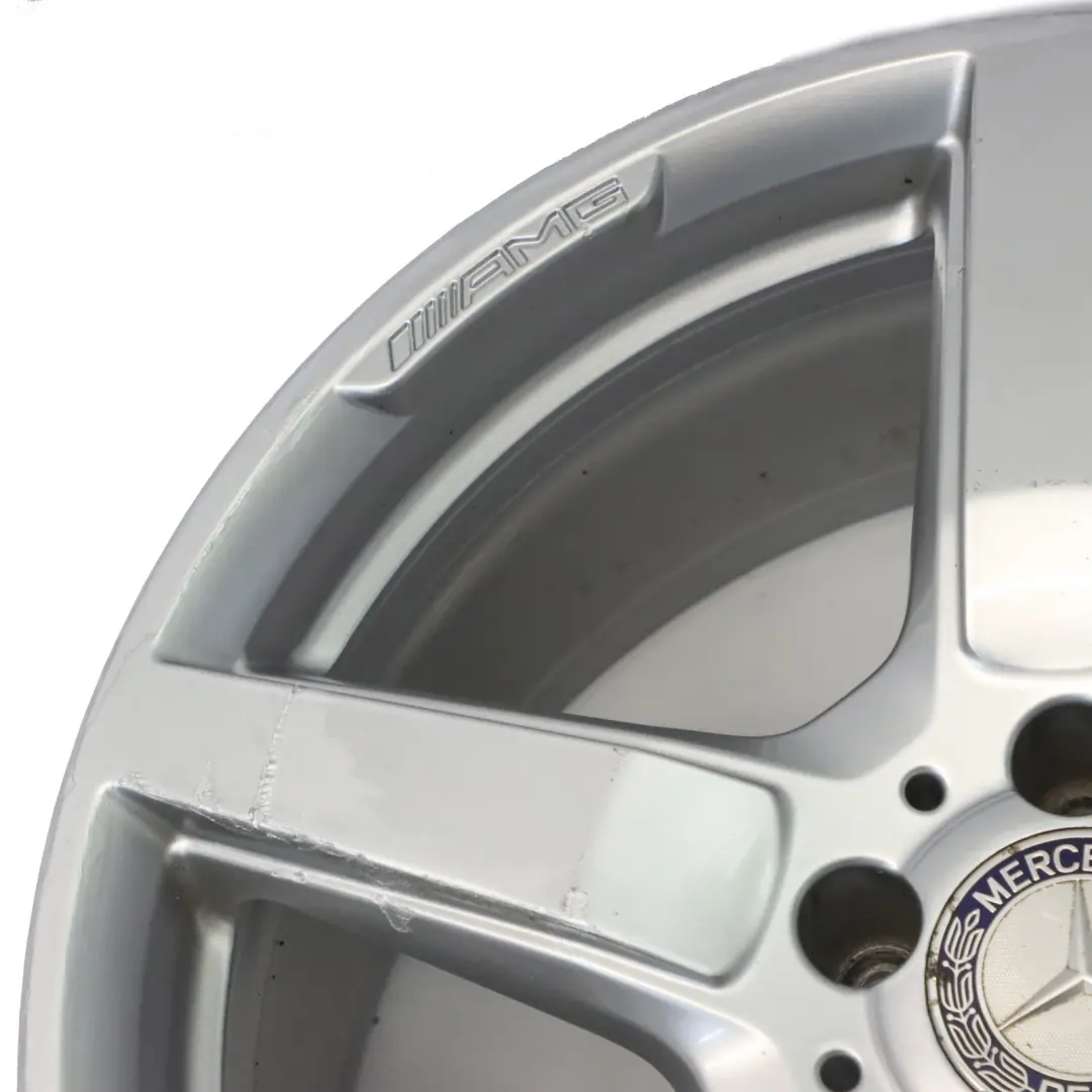 Mercedes CLS C218 Tylna Srebrna Felga Aluminiowa 19" 9,5J ET:48 - SKU A2184011702-1 - Numer Części A2184011702