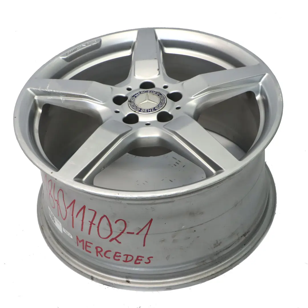Mercedes CLS C218 Rear Silver Alloy Wheel Rim AMG 19" 9,5J ET:48 - SKU A2184011702-1 - Part number A2184011702