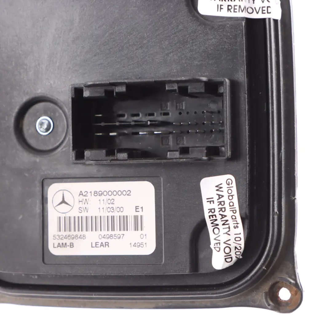  Scheinwerfer Modul Mercedes W204 CLS W218 Ballast Steuergerät Vorne - SKU A2189000002-1 - Teilenummer A2189000002