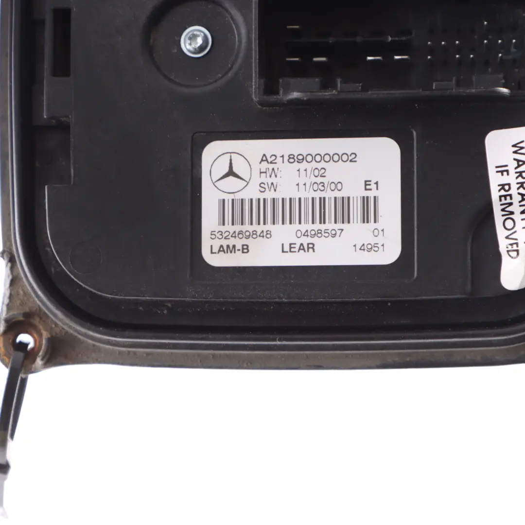 Módulo Faro Mercedes W204 CLS W218 Unidad Control Balasto Delantero para con número de pieza A2189000002 Módulo Faro Mercedes W204 CLS W218 Unidad Control Balasto Delantero - SKU A2189000002-1 - Número de pieza A2189000002