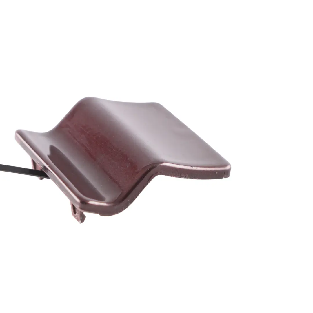 Bumper Flap Towing Eye Cover Carneol Red Metallic - 544 to Mercedes CLS C219 Rear with Part number A2198800005 Mercedes CLS C219 Rear Bumper Flap Towing Eye Cover Carneol Red Metallic - 544 - SKU A2198800005-CR - Part number A2198800005