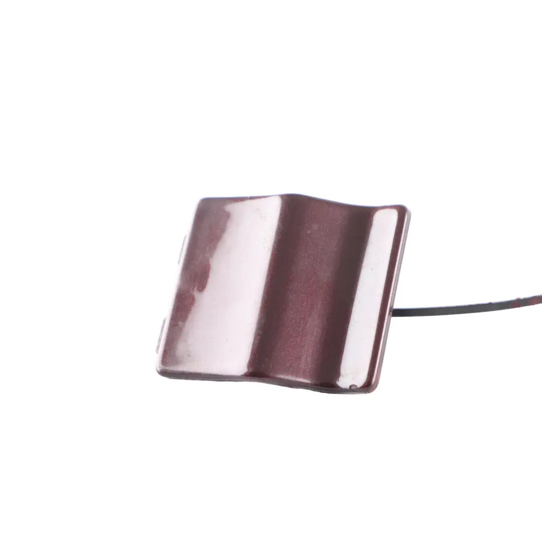 Bumper Flap Towing Eye Cover Carneol Red Metallic - 544 to Mercedes CLS C219 Rear with Part number A2198800005 Mercedes CLS C219 Rear Bumper Flap Towing Eye Cover Carneol Red Metallic - 544 - SKU A2198800005-CR - Part number A2198800005