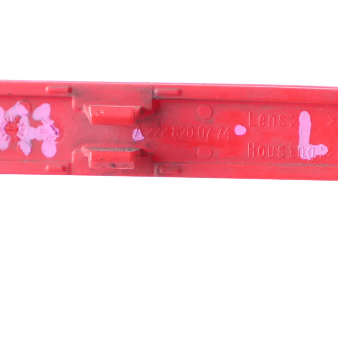  Reflector Mercedes W177 W222 Parte trasera izquierda parachoques - SKU A2228200774 - Número de pieza A2228200774