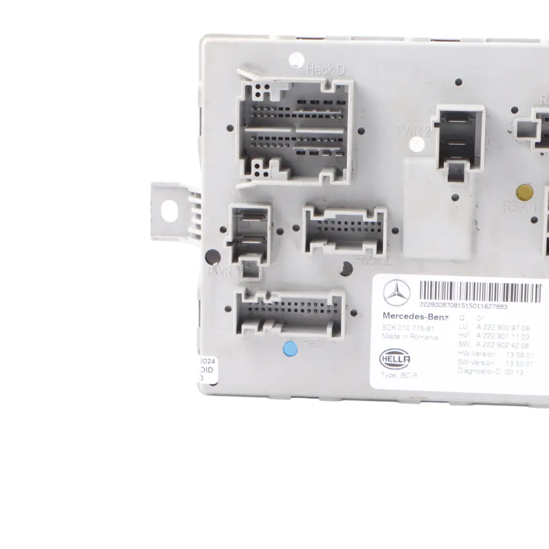 Body Control Comfort Unit Modulo BCM Unità ECU per Mercedes W205 con numero di parte A2229009708 Mercedes W205 Body Control Comfort Unit Modulo BCM Unità ECU - SKU A2229009708 - Numero di parte A2229009708
