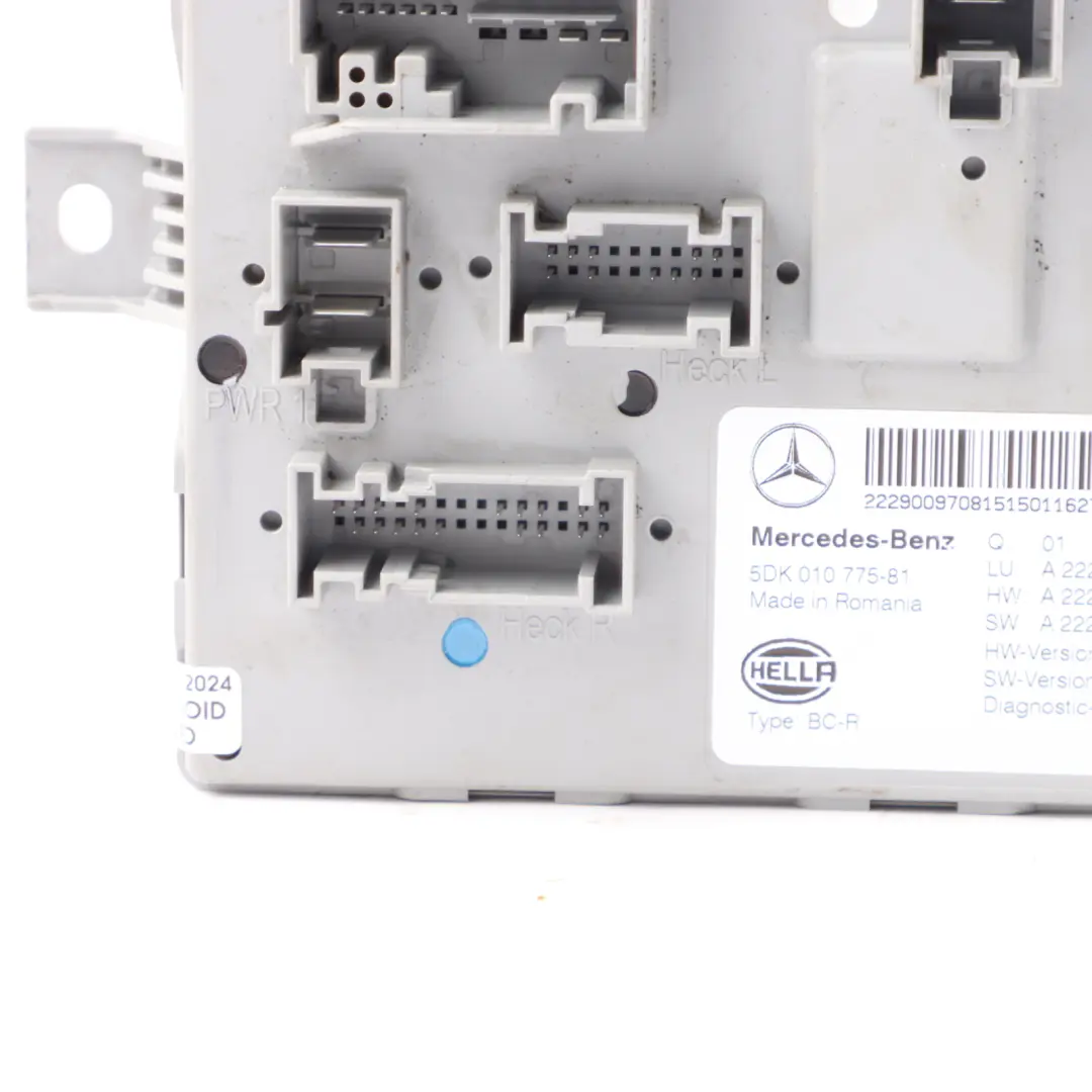 Body Control Comfort Unit Module BCM Unit ECU to Mercedes W205 with Part number A2229009708 Mercedes W205 Body Control Comfort Unit Module BCM Unit ECU - SKU A2229009708 - Part number A2229009708