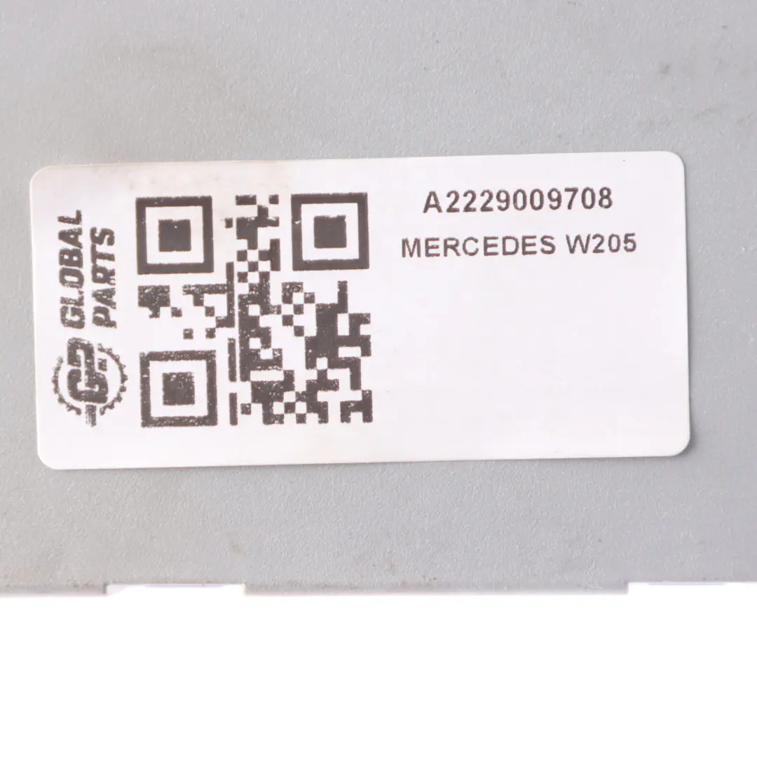 Módulo Control Confort Carrocería Mercedes W205 Unidad BCM ECU para con número de pieza A2229009708 Módulo Control Confort Carrocería Mercedes W205 Unidad BCM ECU - SKU A2229009708 - Número de pieza A2229009708