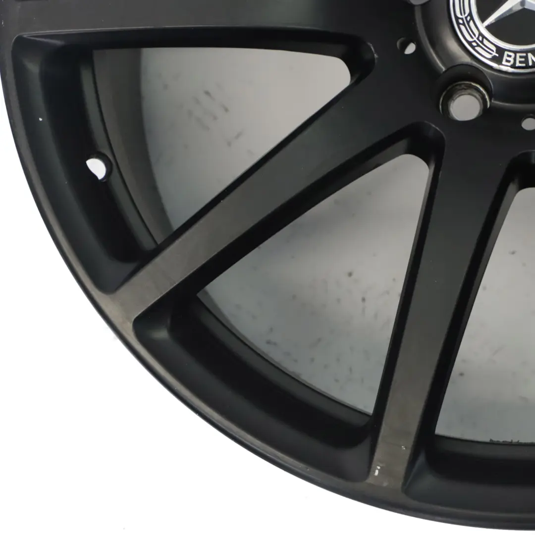Front Black Alloy Wheel Rim 19'' 9J ET:27 to Mercedes SL R231 AMG with Part number A2314010200 Mercedes SL R231 AMG Front Black Alloy Wheel Rim 19'' 9J ET:27 - SKU A2314010200-1 - Part number A2314010200