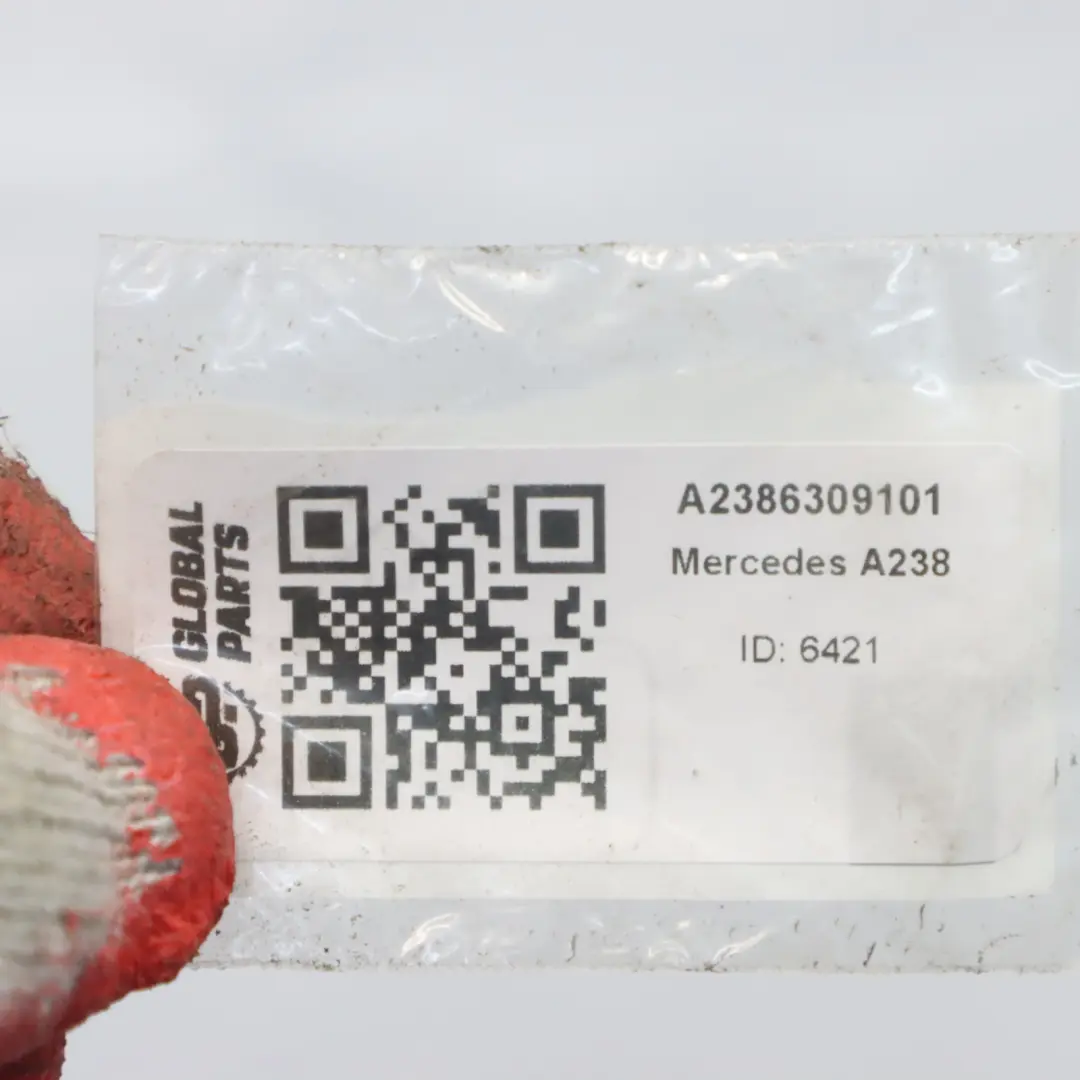 Tapa embellecedora del paso de rueda trasero izquierdo Mercedes A238 para con número de pieza A2386309101 Tapa embellecedora del paso de rueda trasero izquierdo Mercedes A238 - SKU A2386309101 - Número de pieza A2386309101