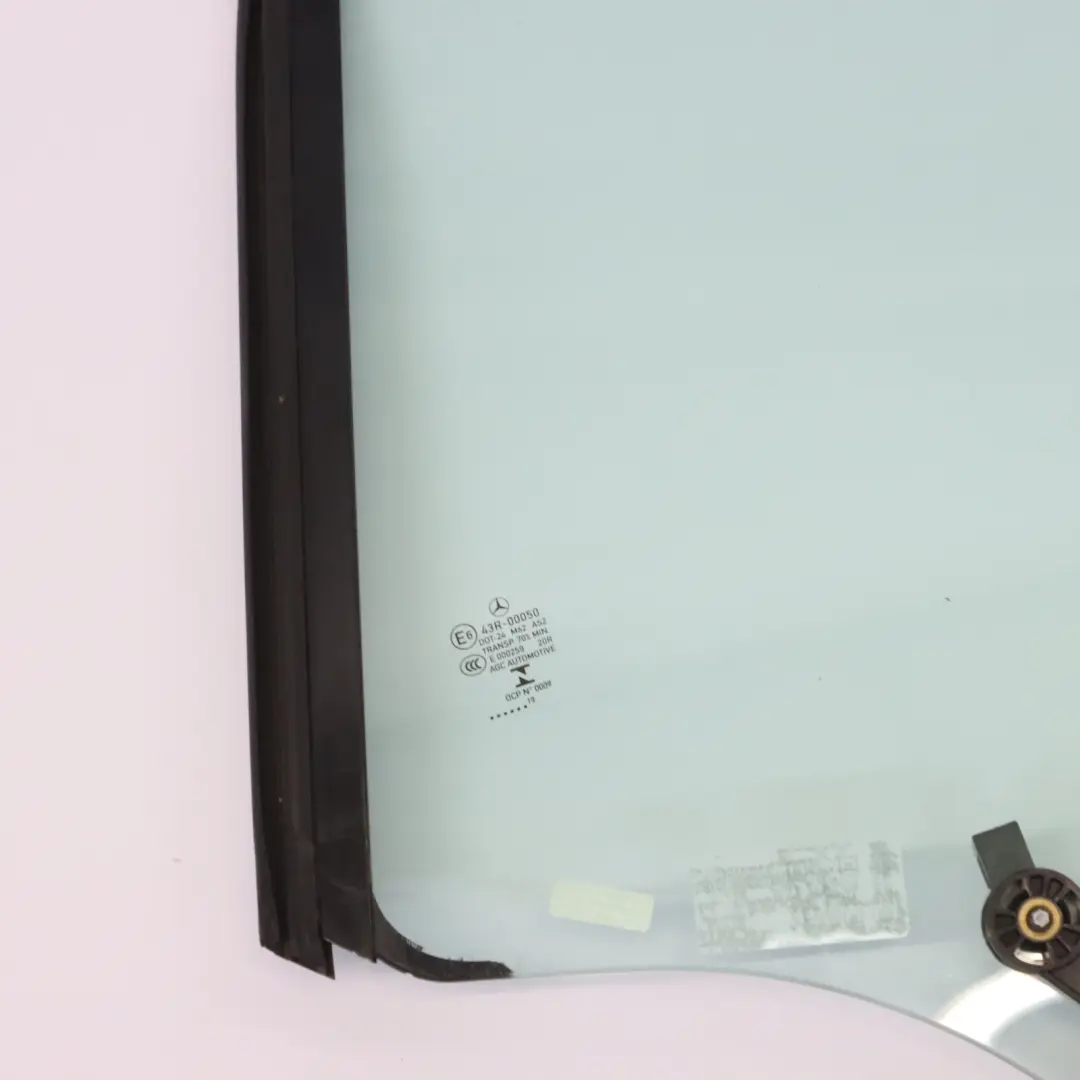 Quarter Window Glass AS2 Rear Left N/S to Mercedes A238 Convertible with Part number A2386704700 Mercedes A238 Convertible Quarter Window Glass AS2 Rear Left N/S - SKU A2386704700 - Part number A2386704700