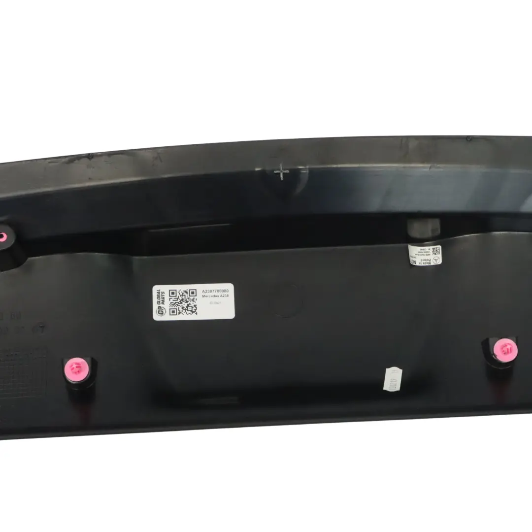 Mercedes A238 Cabriolet Capote rabattable tête toit rail d'étrave - SKU A2387700080 - Numéro de pièce A2387700080