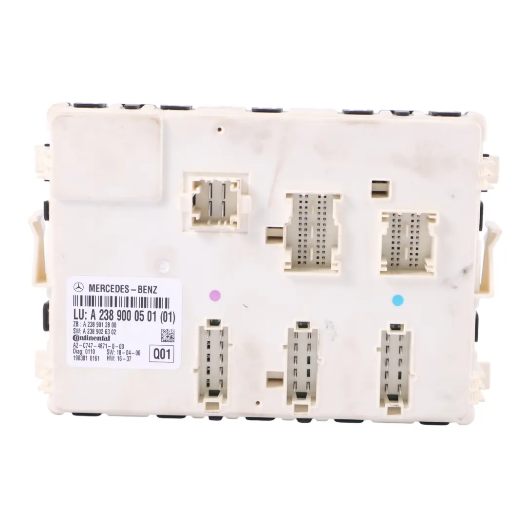 Mercedes A238 Convertible Folding Top Roof ECU Module Control Unit - SKU A2389000501 - Part number A2389000501