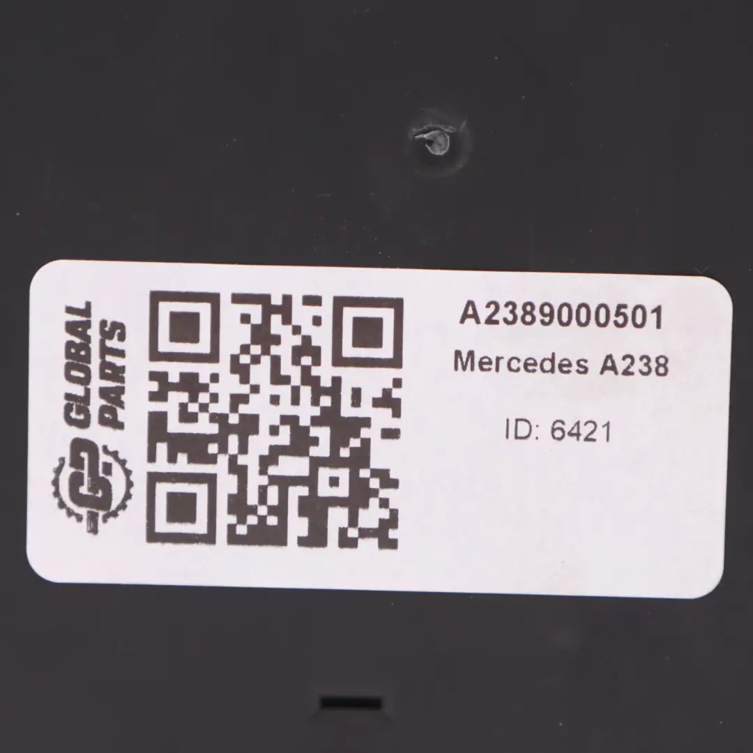 Mercedes A238 Convertible Folding Top Roof ECU Module Control Unit - SKU A2389000501 - Part number A2389000501