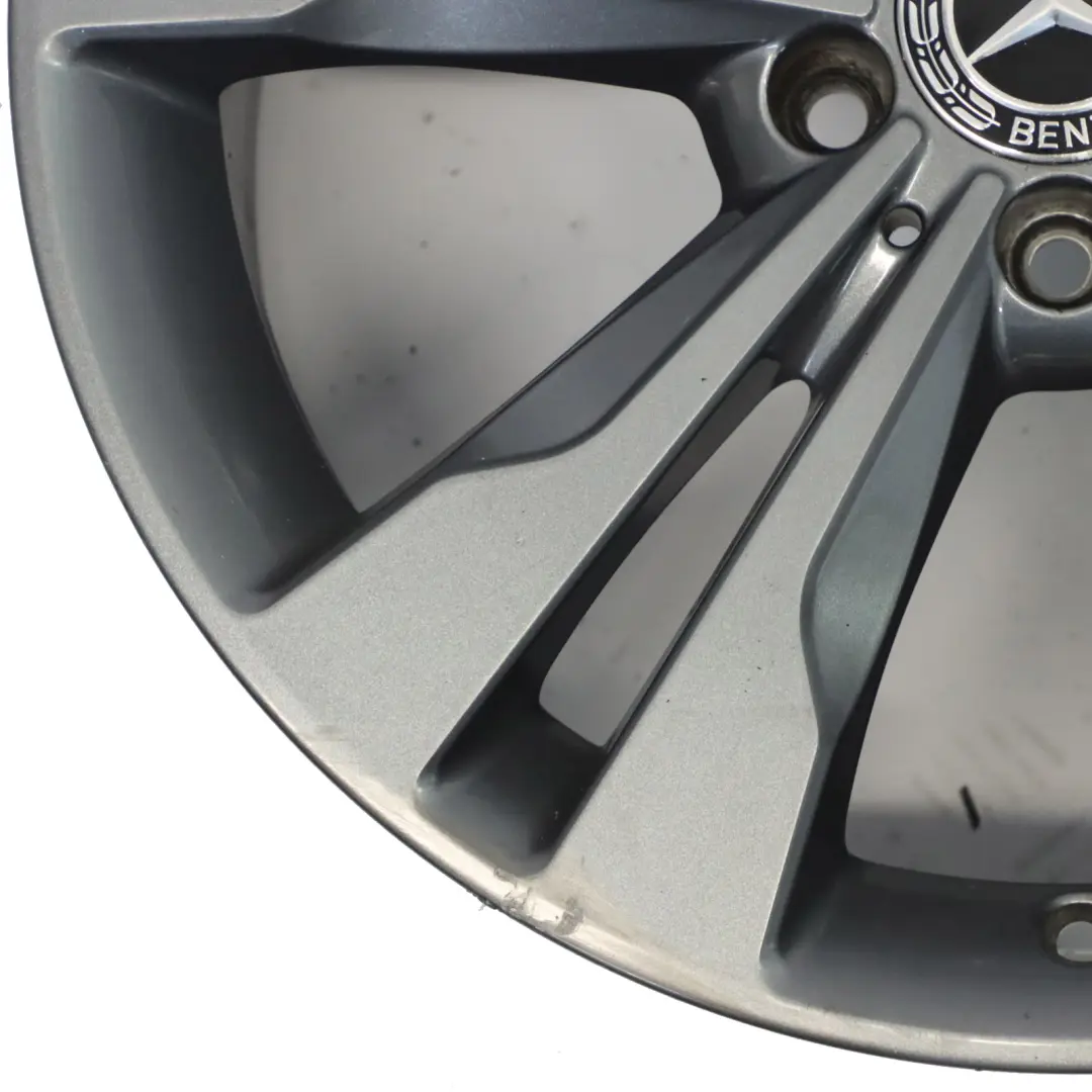 Leicht Metall Felge 18" 7,5J ET:52 5 Doppel Speiche für Mercedes C117 mit Teilenummer A2464010400 Mercedes C117 Leicht Metall Felge 18" 7,5J ET:52 5 Doppel Speiche - SKU A2464010400-5 - Teilenummer A2464010400