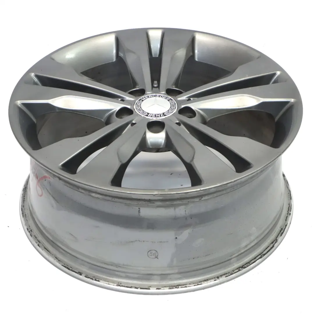 Leicht Metall Felge 18" 7,5J ET:52 5-Doppel Speiche für Mercedes C117 mit Teilenummer A2464010400 Mercedes C117 Leicht Metall Felge 18" 7,5J ET:52 5-Doppel Speiche - SKU A2464010400-6 - Teilenummer A2464010400