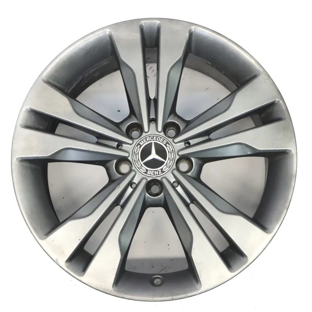 Mercedes C117 Wheel Alloy Rim 18" 7,5J ET:52 5-Double Spoke - SKU A2464010400-7 - Part number A2464010400