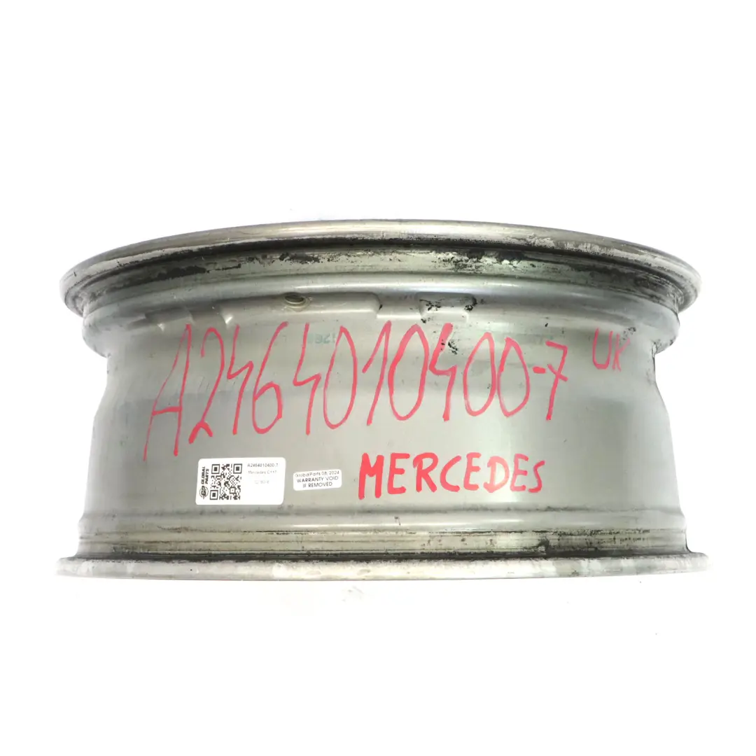 Alloy Rim 18" 7,5J ET:52 5-Double Spoke to Mercedes C117 Wheel with Part number A2464010400 Mercedes C117 Wheel Alloy Rim 18" 7,5J ET:52 5-Double Spoke - SKU A2464010400-7 - Part number A2464010400