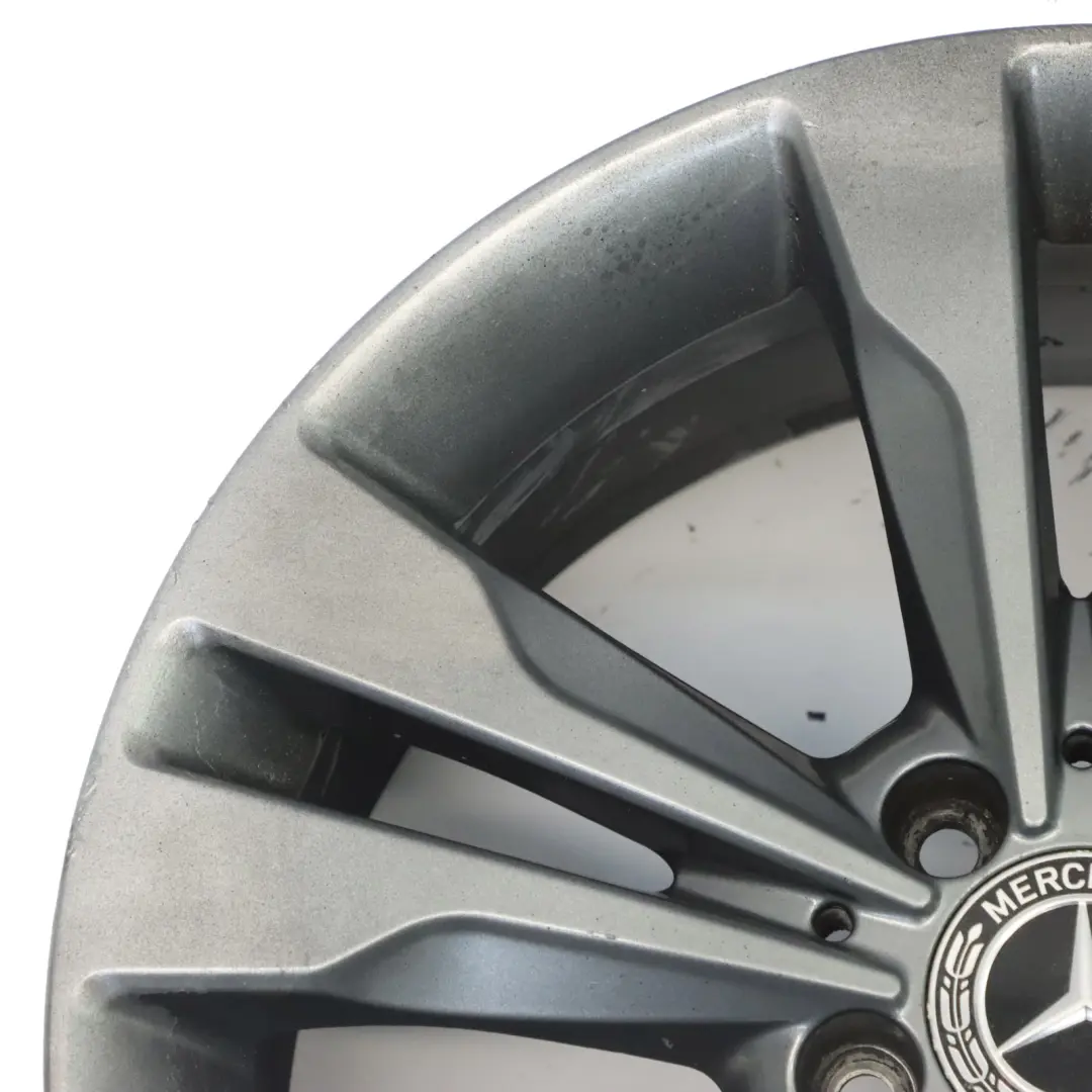 Alloy Rim 18" 7,5J ET:52 5-Double Spoke to Mercedes C117 Wheel with Part number A2464010400 Mercedes C117 Wheel Alloy Rim 18" 7,5J ET:52 5-Double Spoke - SKU A2464010400-7 - Part number A2464010400