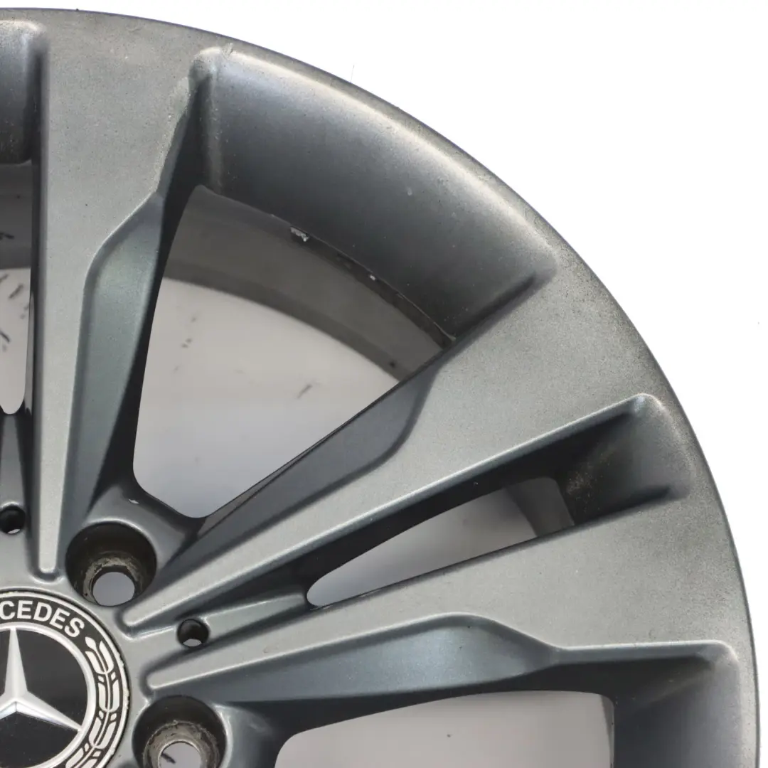 Mercedes C117 Wheel Alloy Rim 18" 7,5J ET:52 5-Double Spoke - SKU A2464010400-7 - Part number A2464010400