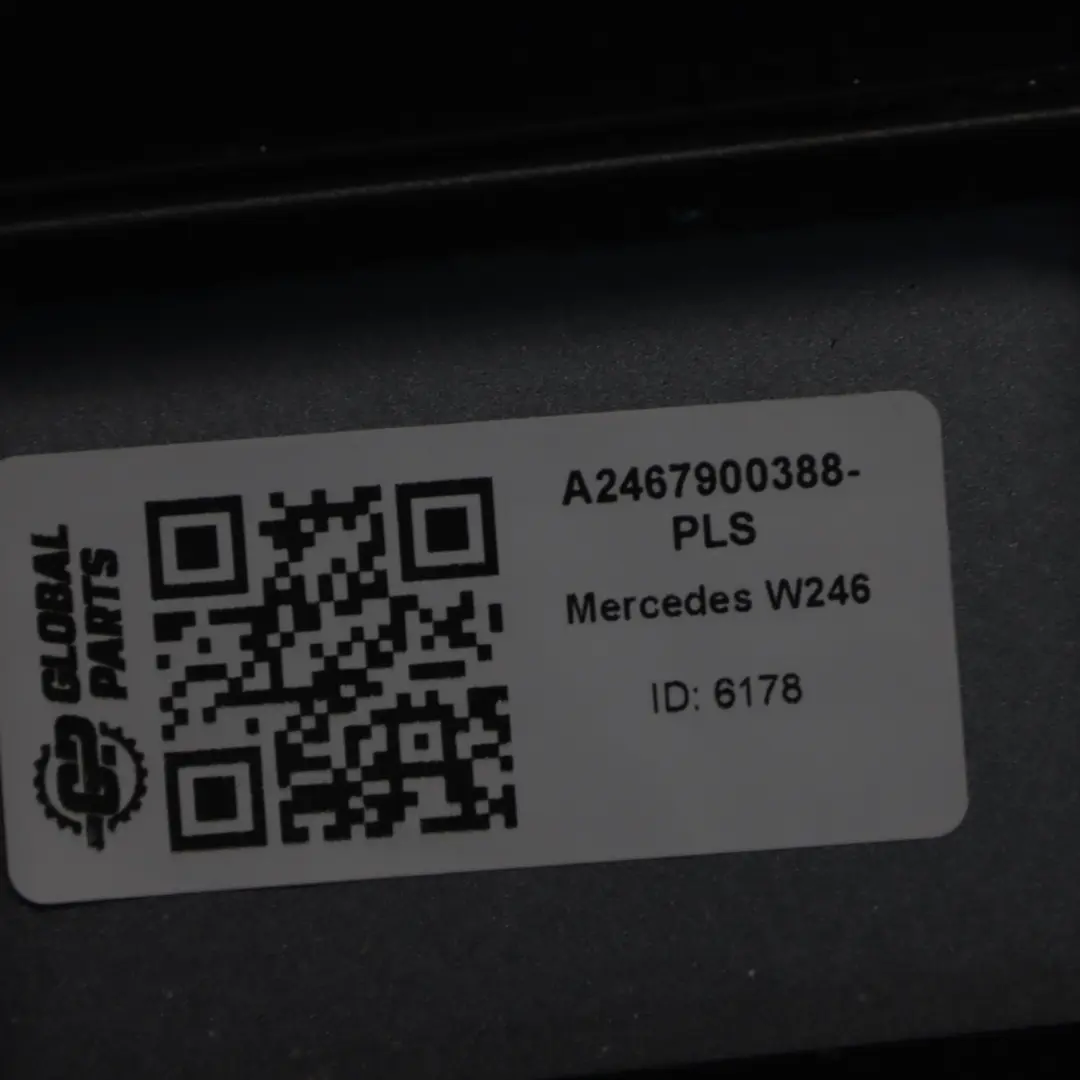 Mercedes W246 Couvercle coffre panneau hayon aileron argent polaire 761 - SKU A2467900388-PLS - Numéro de pièce A2467900388