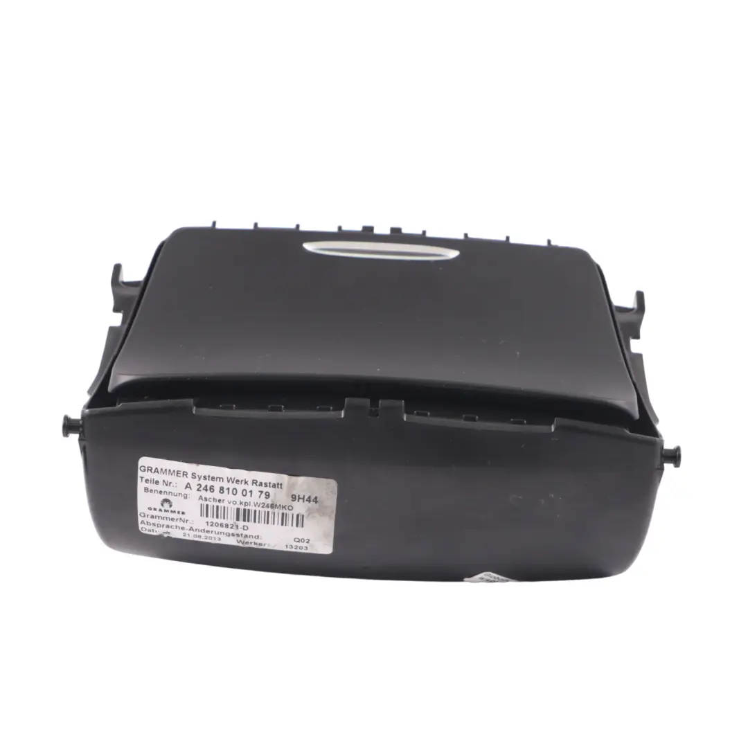 Centre Consola Storage Compartment Ashtray to Mercedes W246 with Part number A2468100179 Mercedes W246 Centre Consola Storage Compartment Ashtray - SKU A2468100179 - Part number A2468100179