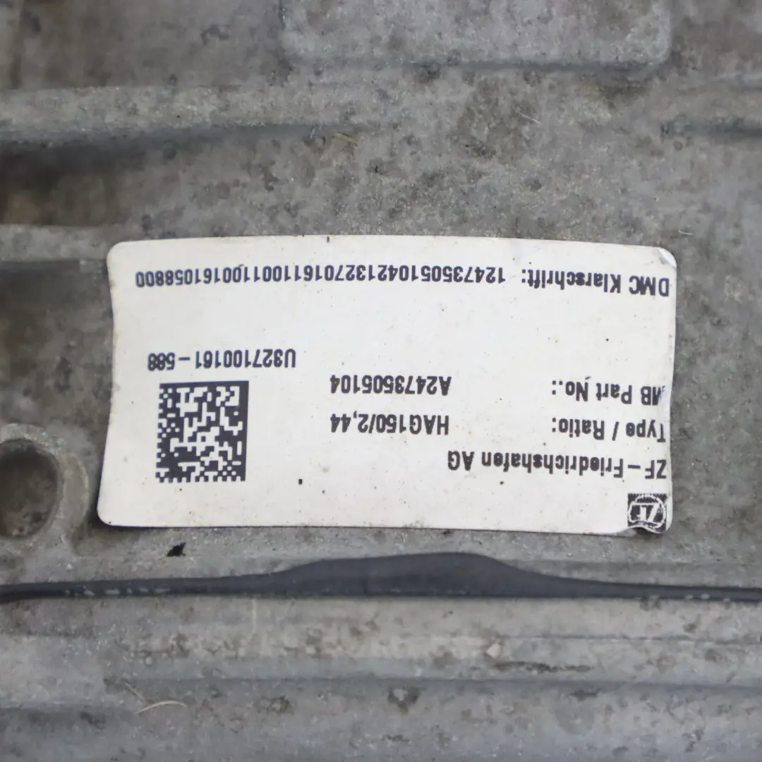 4matic Rear Axle Differential 2,44 WARRANTY to Mercedes W177 A35 AMG with Part number A2473505104 Mercedes W177 A35 AMG 4matic Rear Axle Differential 2,44 WARRANTY - SKU A2473505104 - Part number A2473505104