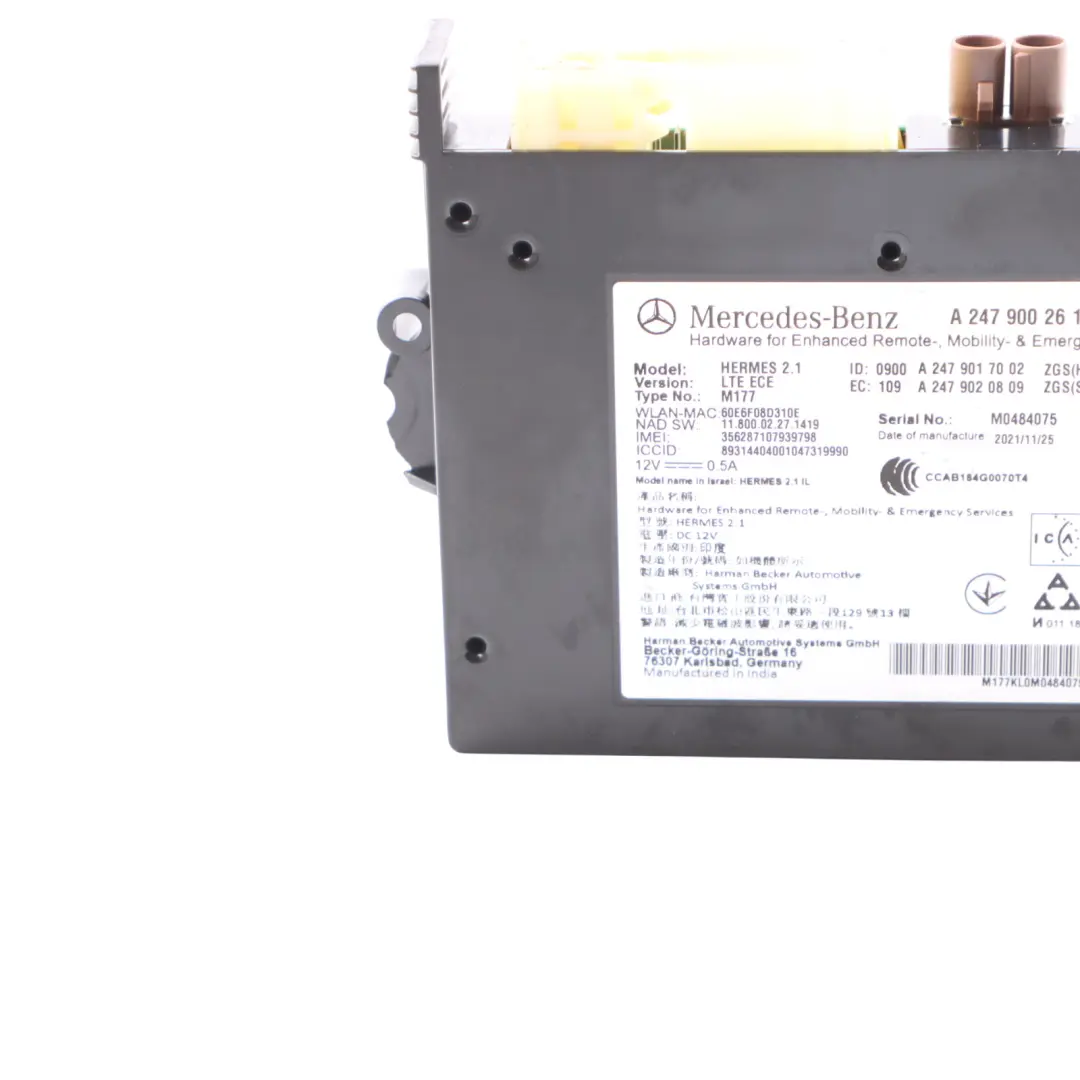 Mercedes CLA C118 W177 W205 W213 Moduł Sterownik Telematic - SKU A2479002613 - Numer Części A2479002613