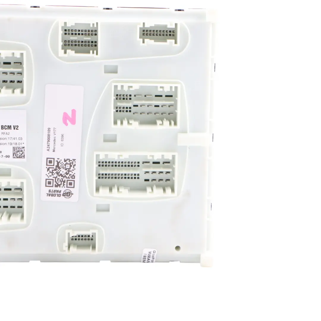 Module Contrôle Carrosserie BCM V2 Unité ECU pour Mercedes V177 W247 à propos du numéro de pièce A2479008109 Mercedes V177 W247 Module Contrôle Carrosserie BCM V2 Unité ECU - SKU A2479008109 - Numéro de pièce A2479008109