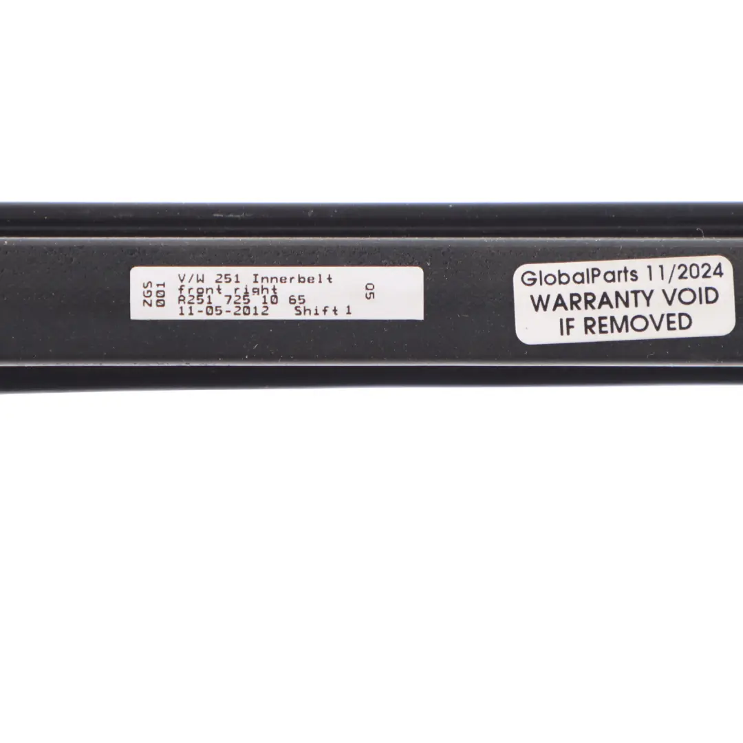 Mercedes V251 Sello De Puerta Delantera Derecha Junta Sellado Goma - SKU A2517251065 - Número de pieza A2517251065