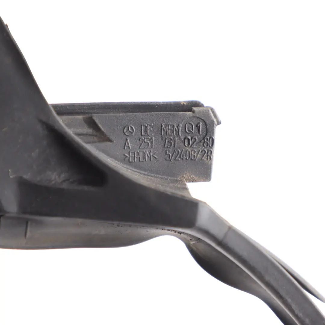 Junta Goma Puerta Trasera Izquierda Ventana para Mercedes V251 con número de pieza A2516909580 Mercedes V251 Junta Goma Puerta Trasera Izquierda Ventana - SKU A2516909580-1 - Número de pieza A2516909580