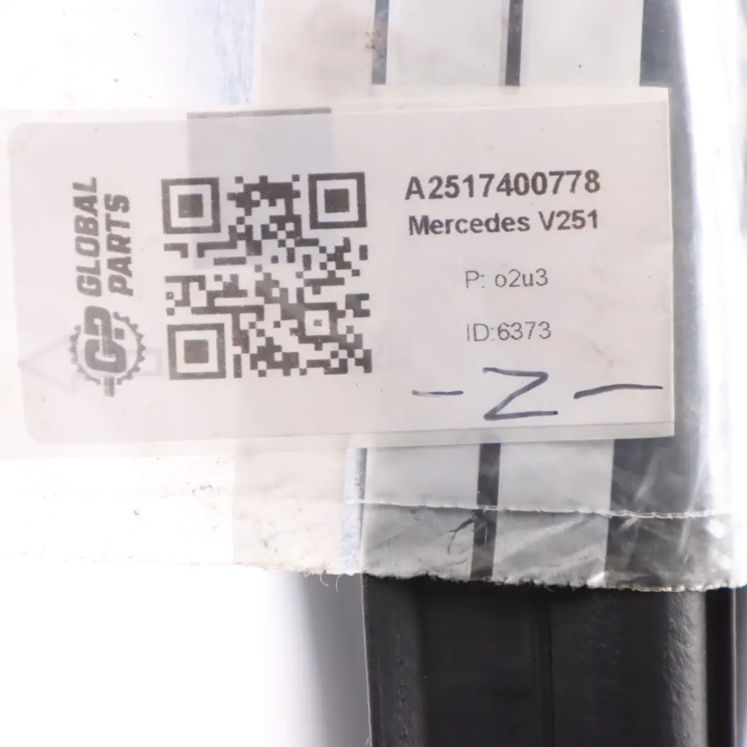 Koffer Raum Heck Klappe Abdichtung Gummi Dichtung für Mercedes V251 mit Teilenummer A2517400778 Mercedes V251 Koffer Raum Heck Klappe Abdichtung Gummi Dichtung - SKU A2517400778 - Teilenummer A2517400778