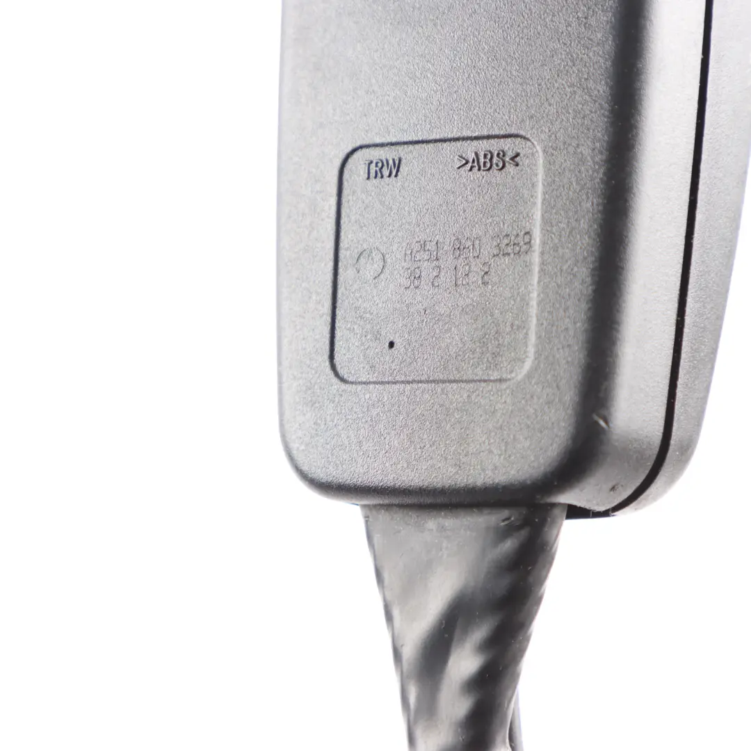 Mercedes W251 Seat Belt Buckle Front Right O/S Latch Tensioner - SKU A2518603269 - Part number A2518603269