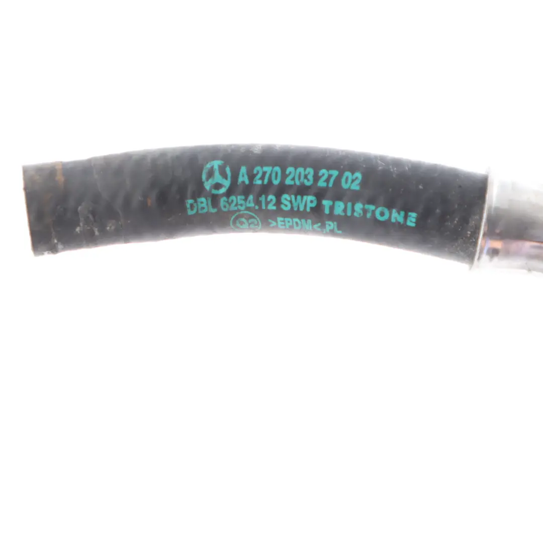 M270 Coolant Hose Turbocharger Cooling Pipe Line A2702032702 to Mercedes W176 with Part number A2702030800 Mercedes W176 M270 Coolant Hose Turbocharger Cooling Pipe Line A2702032702 - SKU A2702030800-1 - Part number A2702030800