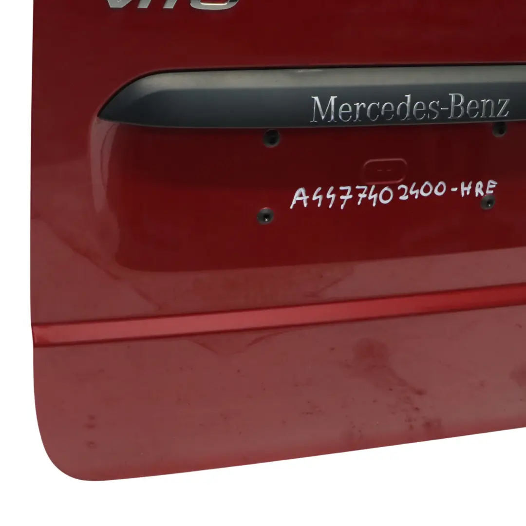 Mercedes W447 Puerta Trasera Izquierda Maletero Puerta Trasera Hyacinth Red 334 - SKU A4477402400-HRE - Número de pieza A4477402400