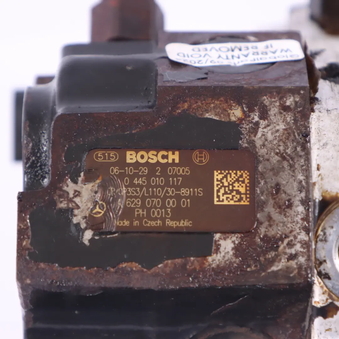 Mercedes W164 OM629 Diesel Bomba de combustible de alta presión - SKU A6290700001 - Número de pieza A6290700001